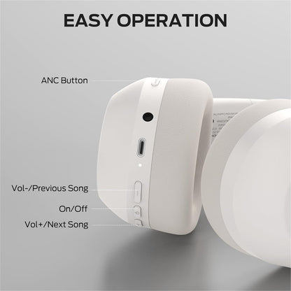 Bluetooth Handsfree Monster Persona 6th, MultiPoint, A2DP, ANC, White