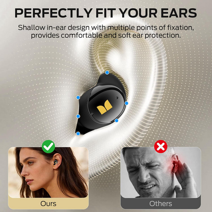 Bluetooth kihangosító Monster Sleep Ear200, TWS, ANC, Fekete