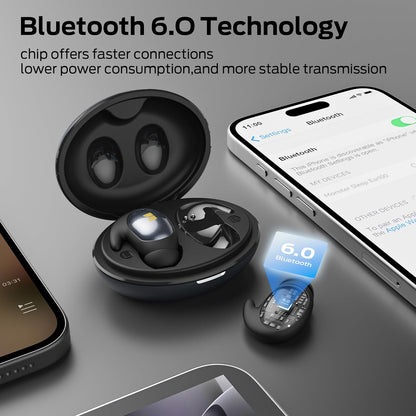 Bluetooth kihangosító Monster Sleep Ear100, TWS, fekete
