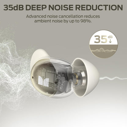 Bluetooth kihangosító Monster Sleep Ear200, TWS, ANC, Arany