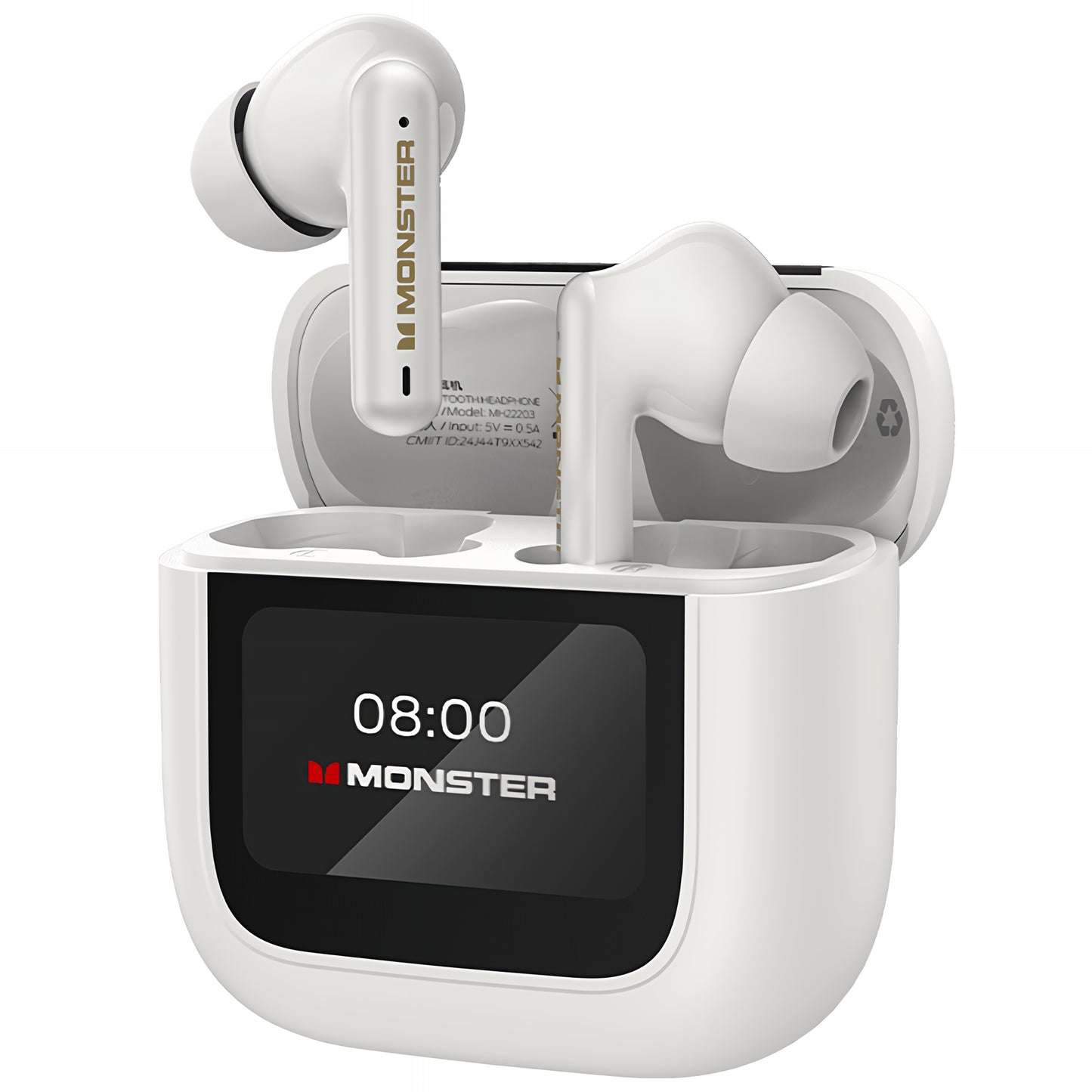 Bluetooth kihangosító Monster TH300, TWS, Fehér