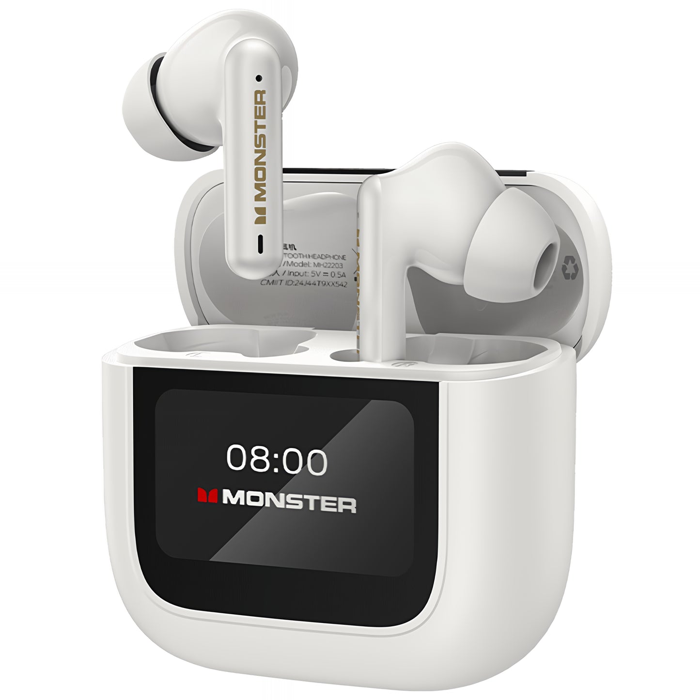 Bluetooth kihangosító Monster TH300, TWS, Fehér
