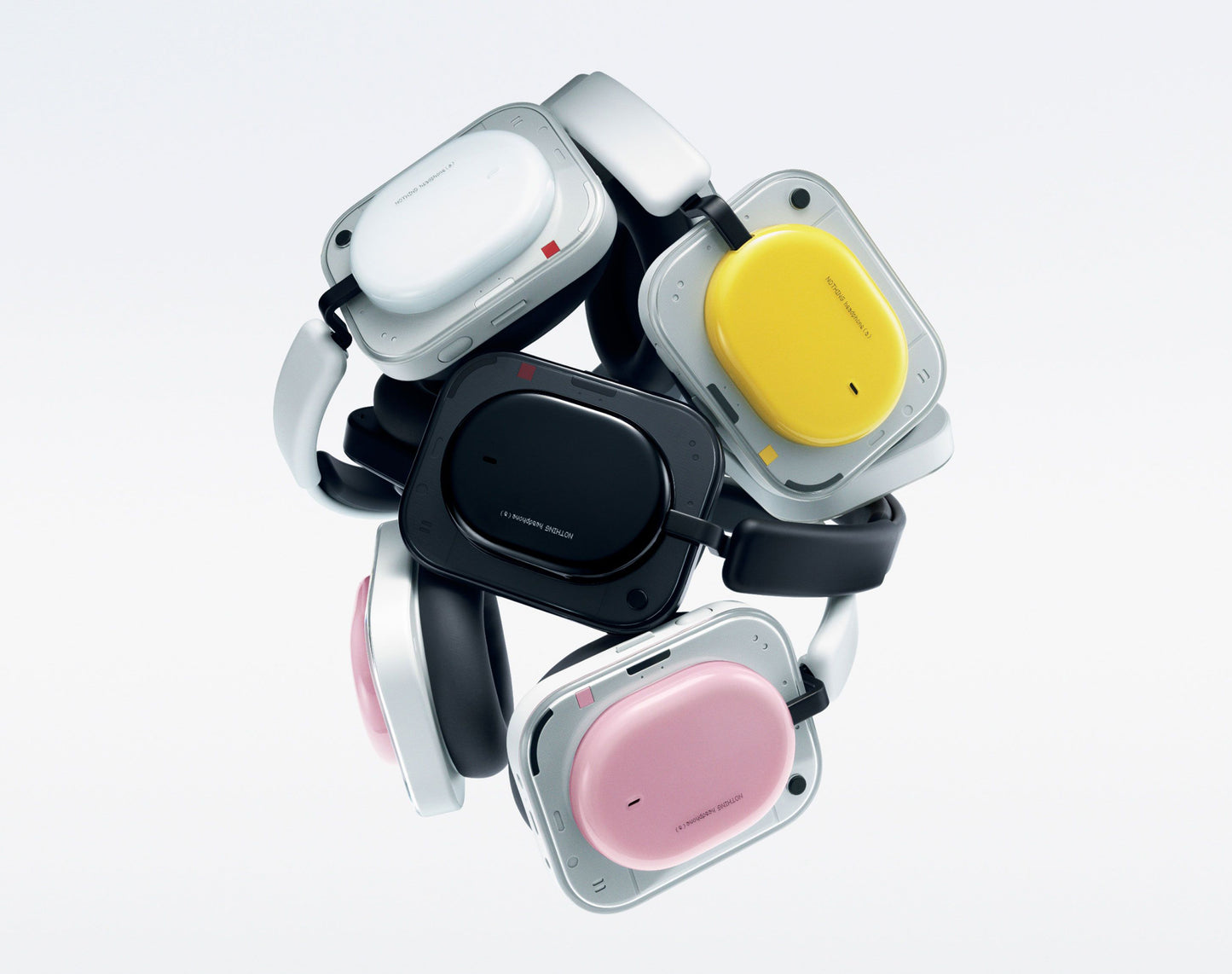 Handsfree Bluetooth Nothing Headphone (a), MultiPoint, A2DP, ANC, Rózsaszín