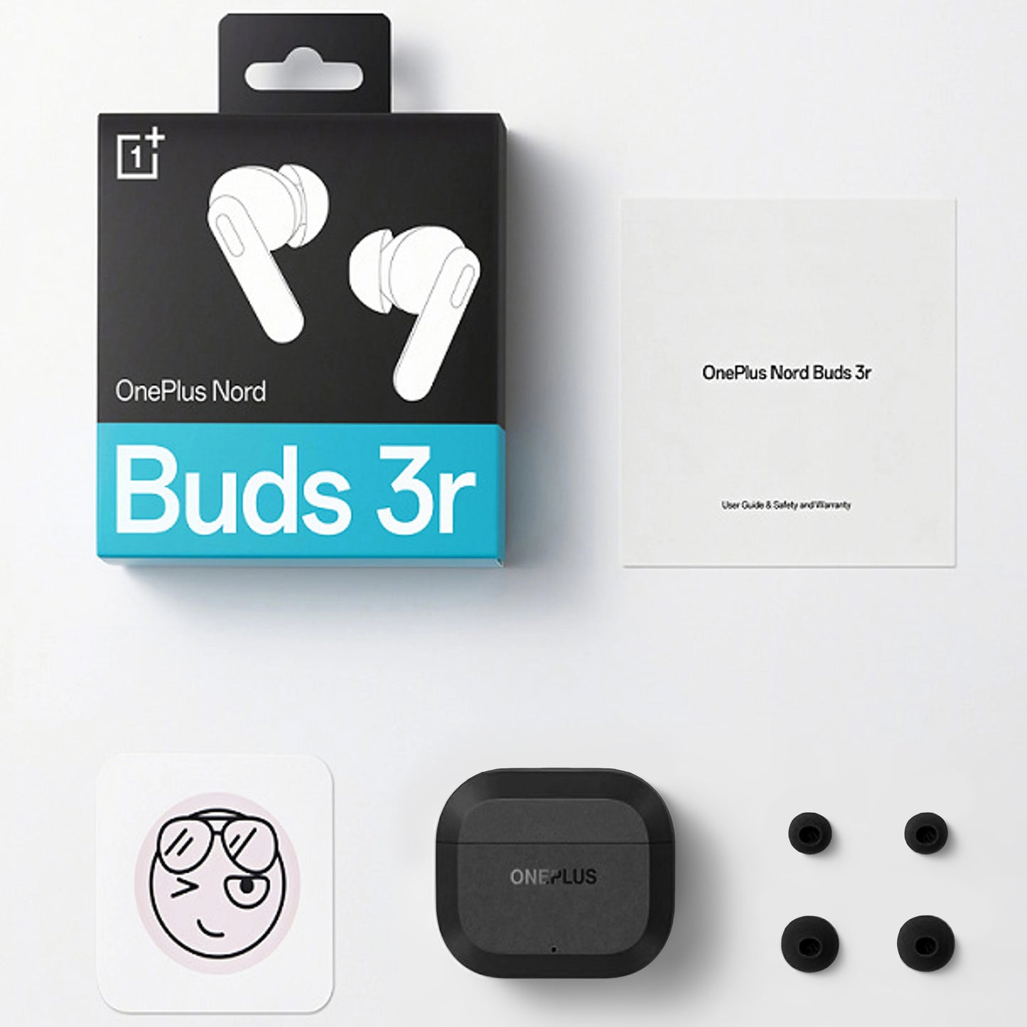 Handsfree Bluetooth OnePlus Nord Buds 3R, TWS, MultiPoint, Fekete