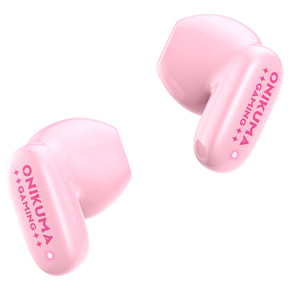 Onikuma TX603 Bluetooth kihangosító, TWS, rózsaszín