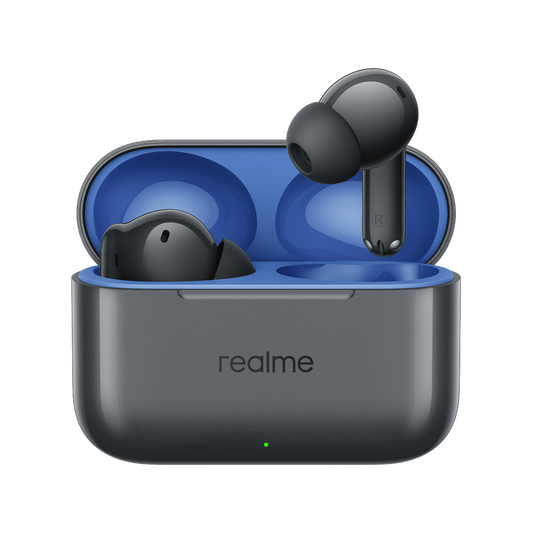 Handsfree Bluetooth Realme Buds T200, TWS, ANC, MultiPoint, Szürke