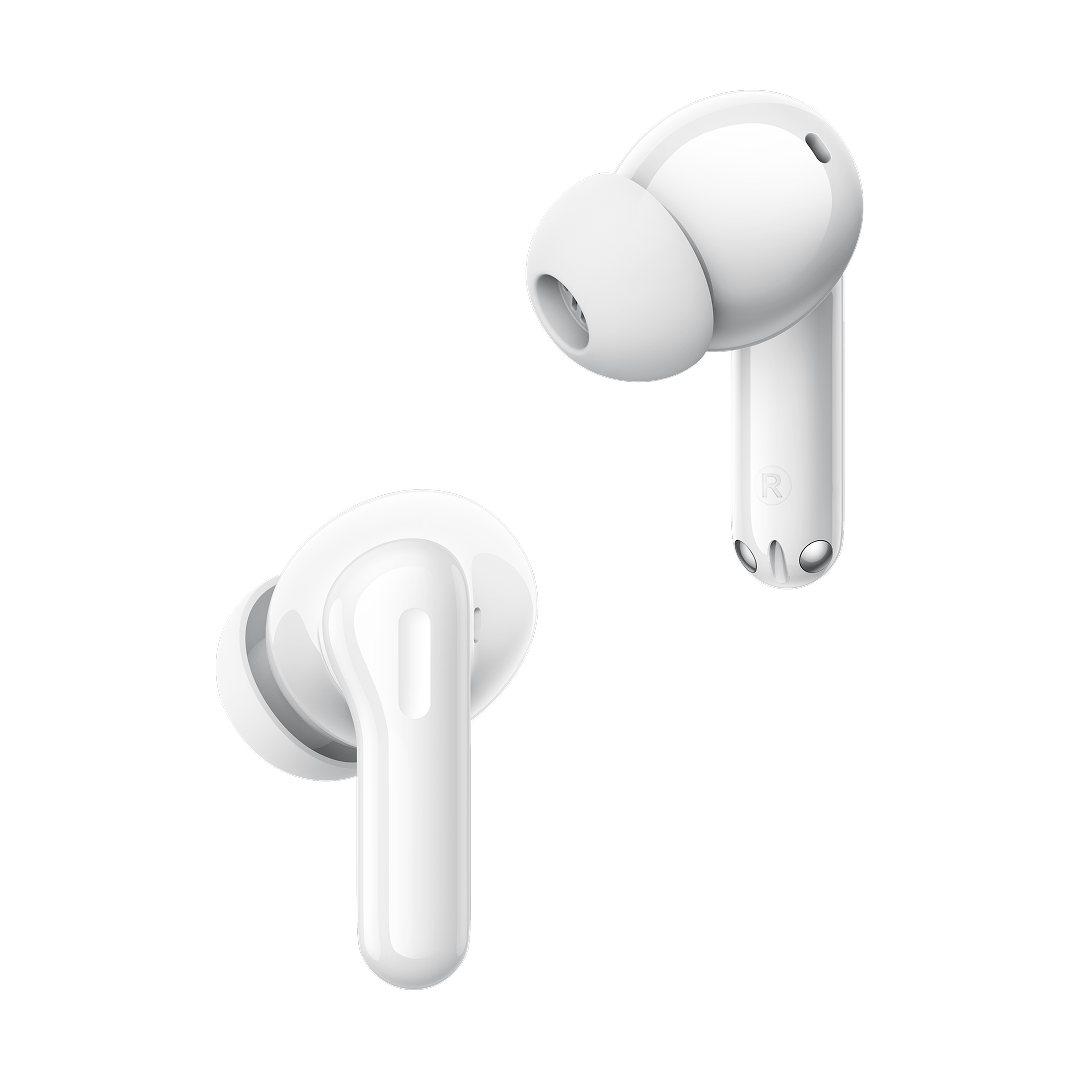 Handsfree Bluetooth Realme Buds T200, TWS, ANC, MultiPoint, Fehér