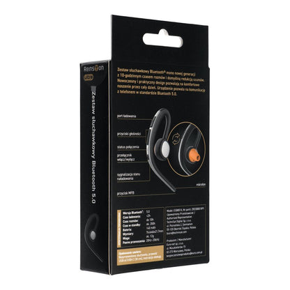 Bluetooth kihangosító Reinston ESB001X, MultiPoint, A2DP, Fekete