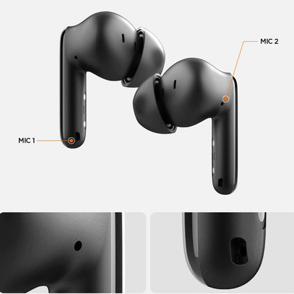 Handsfree Bluetooth Spigen SA2400, TWS, ANC, Black ASD07886
