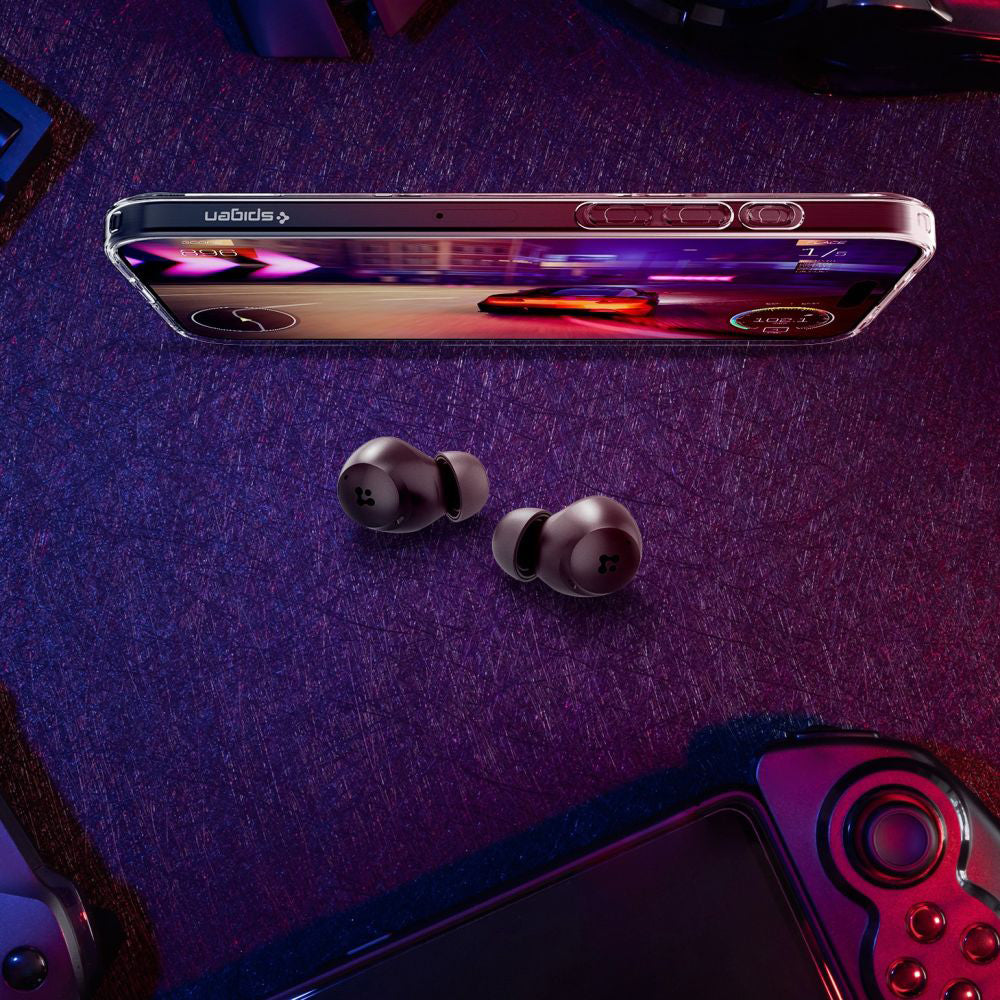 Handsfree Bluetooth Spigen SA2401, TWS, ANC, Fehér