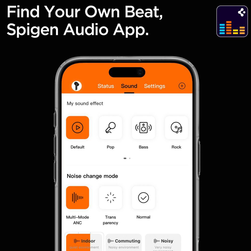 Handsfree Bluetooth Spigen SA2401, TWS, ANC, Fehér