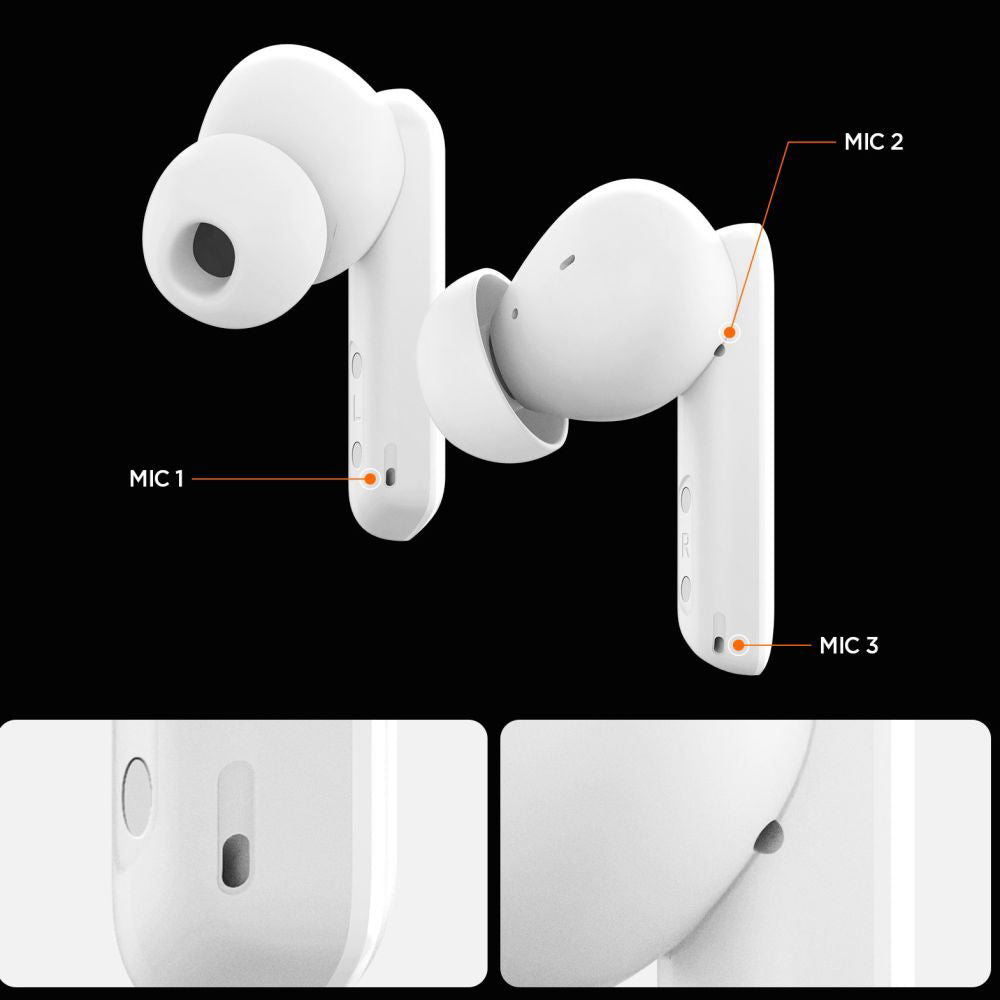 Handsfree Bluetooth Spigen SA2402, TWS, ANC, Fehér ASD07964