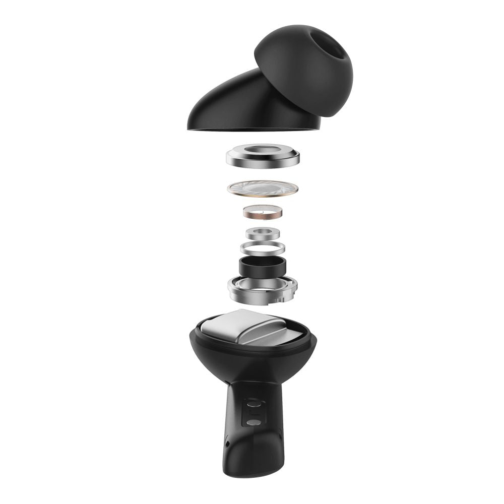 Handsfree Bluetooth Spigen SA2402, TWS, ANC, Fekete