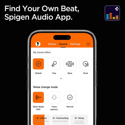 Handsfree Bluetooth Spigen SA2403, A2DP, ANC, Fekete ASD09691