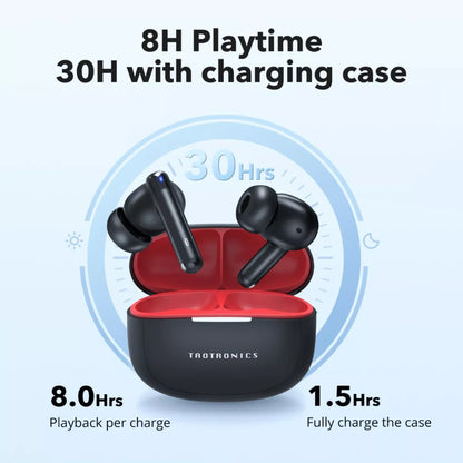 Bluetooth kihangosító TaoTronics TT-BH1120, TWS, Fekete