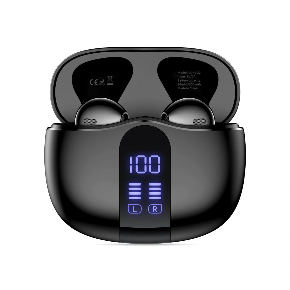 Tech-Protect Ultraboost Core G2 Bluetooth kihangosító, TWS, fekete
