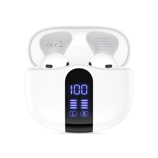 Tech-Protect Ultraboost Core G2 Bluetooth kihangosító, TWS, Fehér