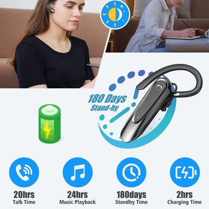 Handsfree Bluetooth Techsuit CB2 AirTalk, A2DP, Fekete