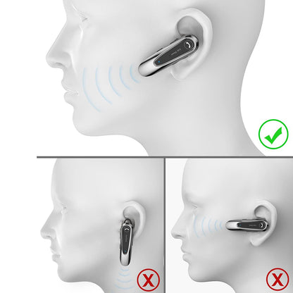 Handsfree Bluetooth Techsuit CB2 AirTalk, A2DP, Fekete