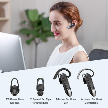 Handsfree Bluetooth Techsuit CB2 AirTalk, A2DP, Fekete