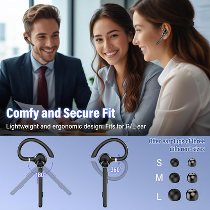 Handsfree Bluetooth Techsuit G9 TalkZen, A2DP, Fekete