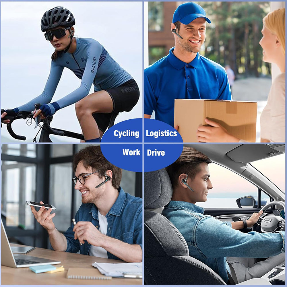 Handsfree Bluetooth Techsuit G9 TalkZen, A2DP, Fekete