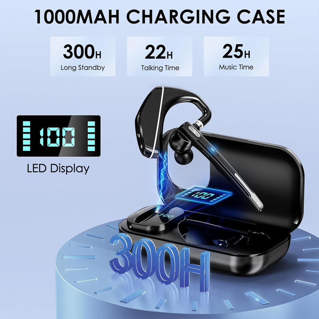 Techsuit Hearyo A6L Bluetooth Call Center fejhallgató, fekete