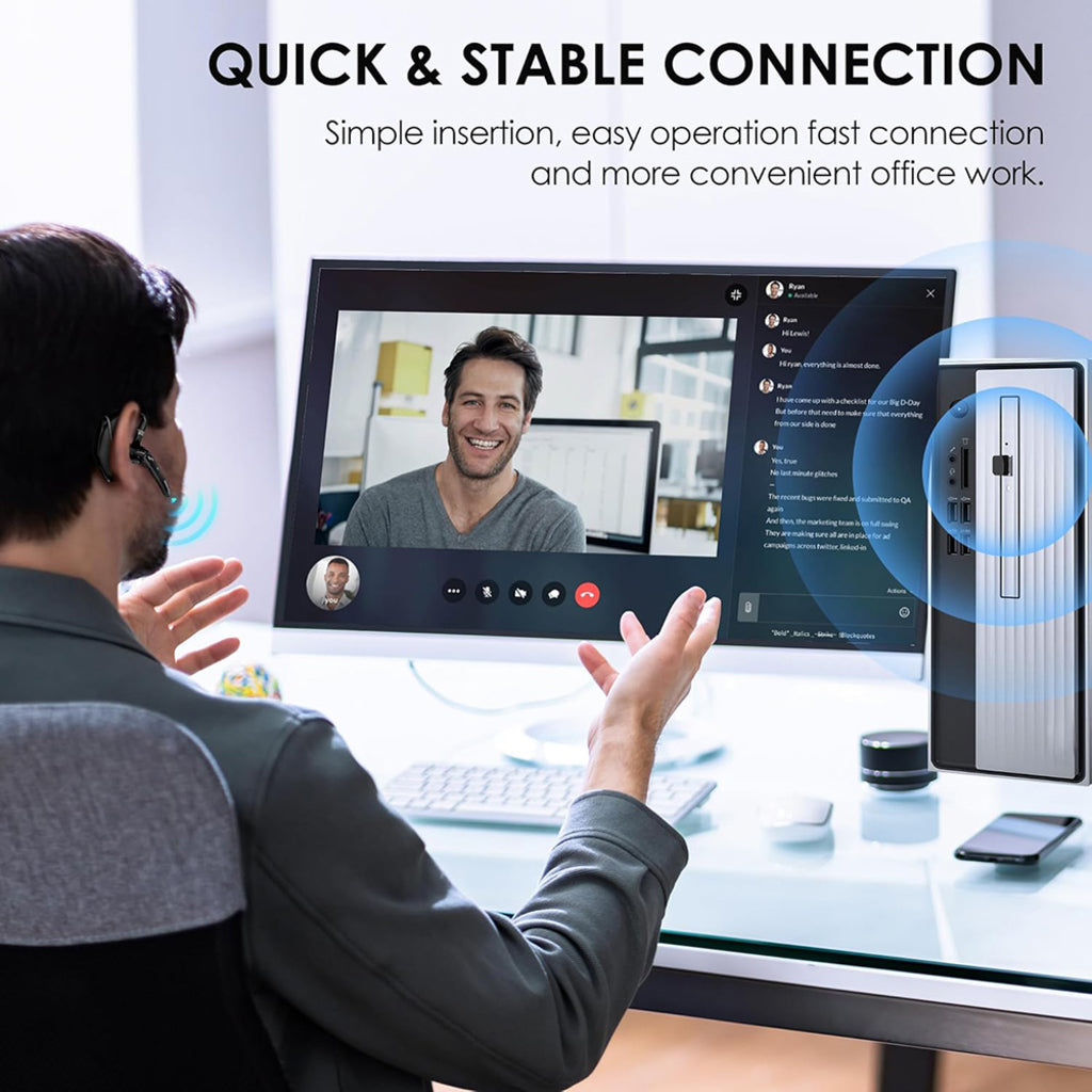 Techsuit Hearyo A6L Bluetooth Call Center fejhallgató, fekete
