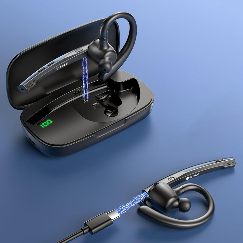 Kihangosító Bluetooth Techsuit Vocelis Pro CB4, A2DP, Kék
