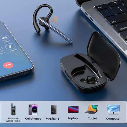 Kihangosító Bluetooth Techsuit Vocelis Pro CB4, A2DP, Kék