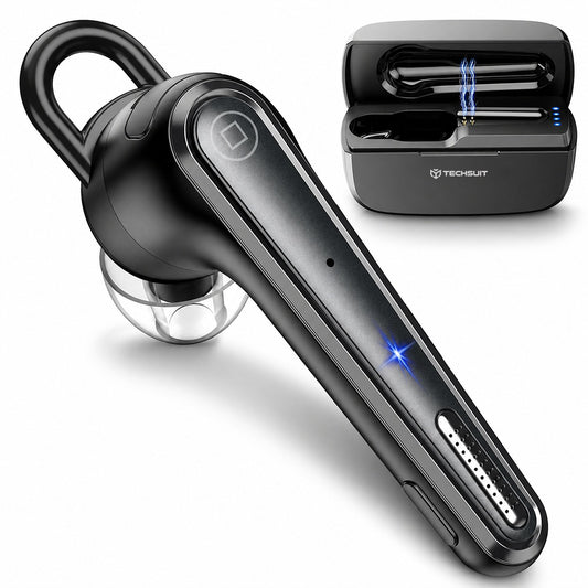 Techsuit Voicera CB3 Bluetooth kihangosító, A2DP, Fekete