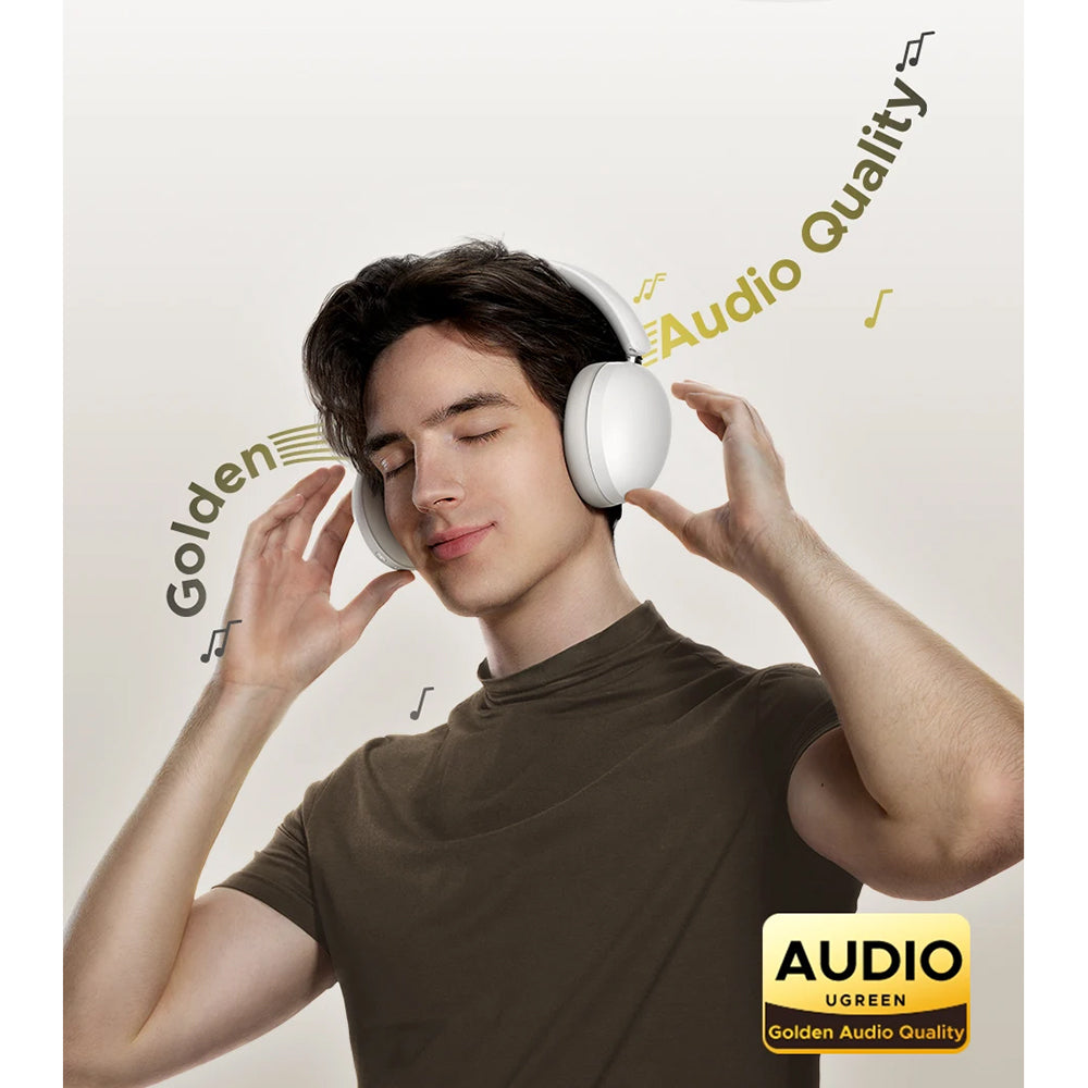 Handsfree Bluetooth UGREEN HiTune Max 2 HP205, MultiPoint, A2DP, ANC, Fekete