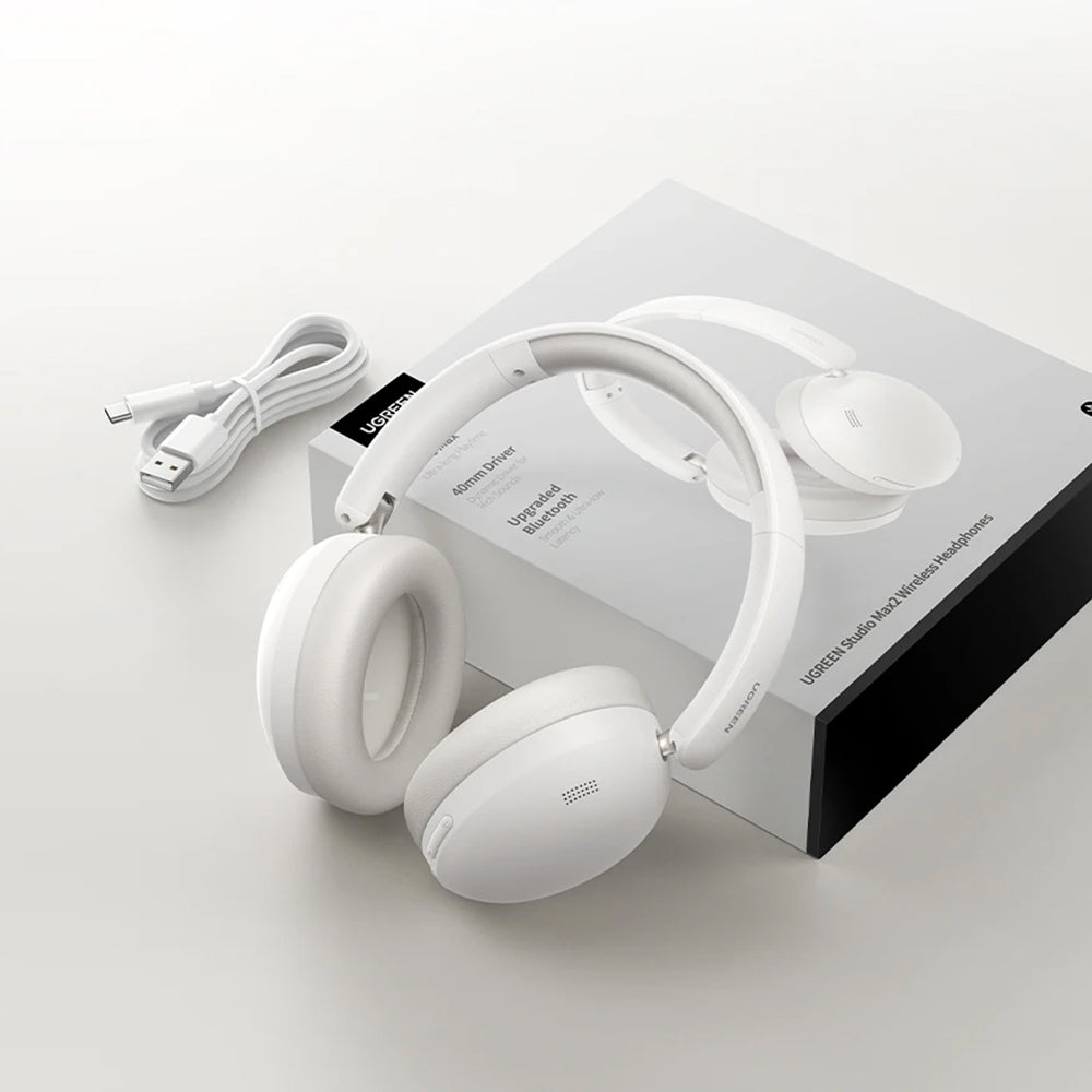 Handsfree Bluetooth UGREEN HiTune Max 2 HP205, MultiPoint, A2DP, ANC, Fekete