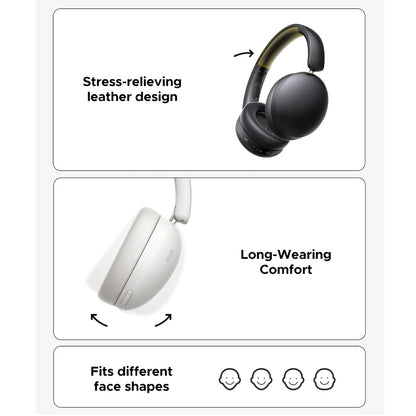 Handsfree Bluetooth UGREEN HiTune Max 2 HP205, MultiPoint, A2DP, ANC, Fekete