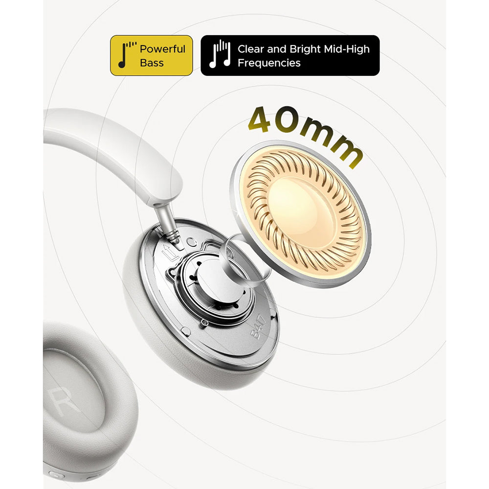 Handsfree Bluetooth UGREEN HiTune Max 2 HP205, MultiPoint, A2DP, ANC, Fekete