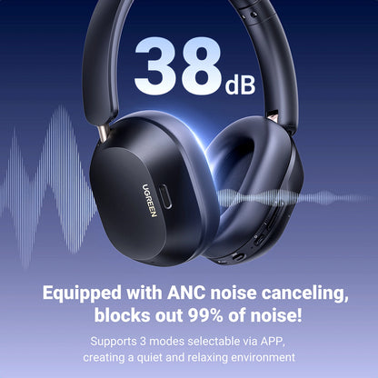 Handsfree Bluetooth UGREEN HiTune Max5C HP203, A2DP, ANC, Kék