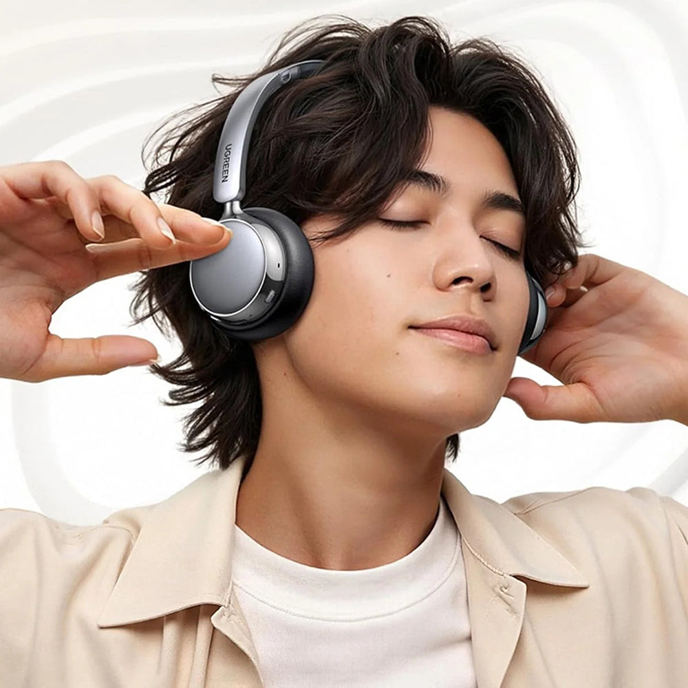 Handsfree Bluetooth UGREEN HiTune Studio Plus HP207, A2DP, ANC, Ezüst