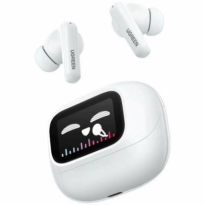 Handsfree Bluetooth UGREEN HiTune T6 Magic WS211, TWS, ANC, MultiPoint, Fehér