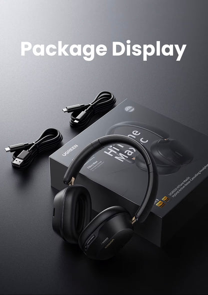 Handsfree Bluetooth UGREEN HP203, A2DP, ANC, Fekete