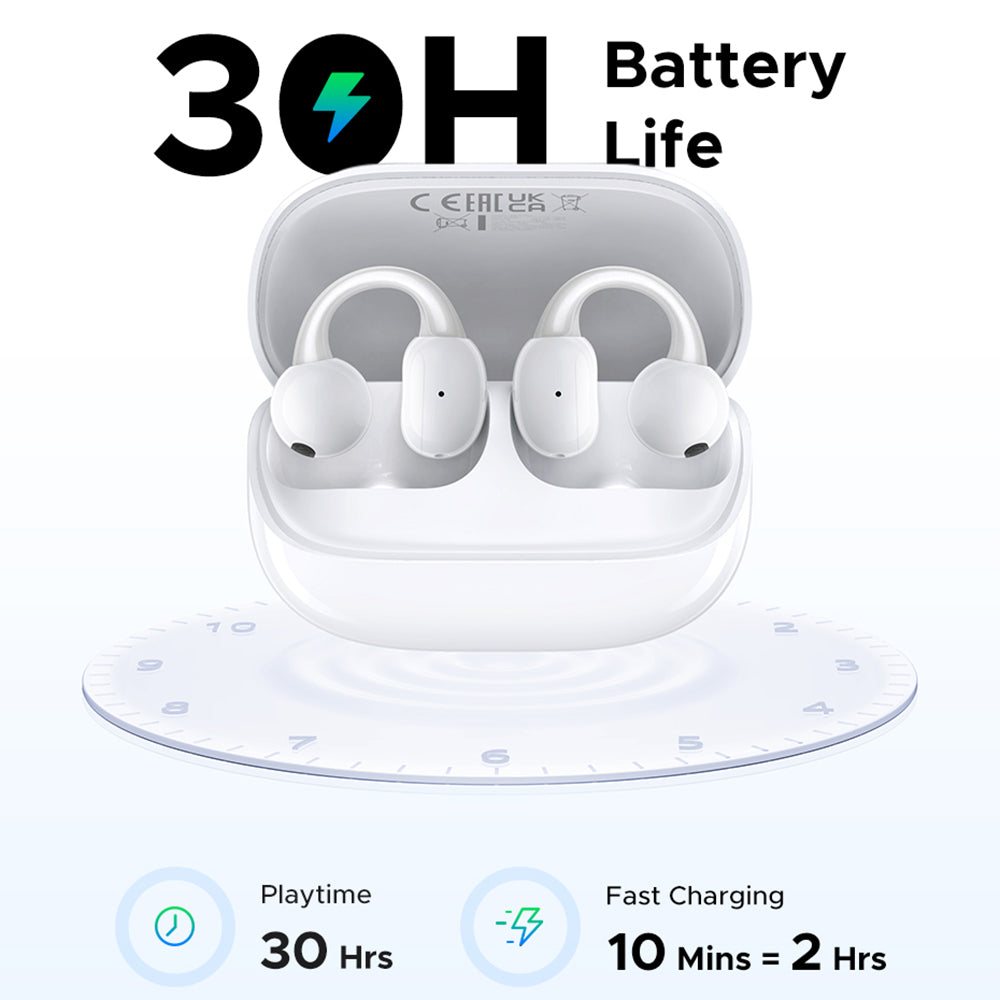 Handsfree Bluetooth UGREEN S6 ClipBuds Magic WS208, TWS, Fehér