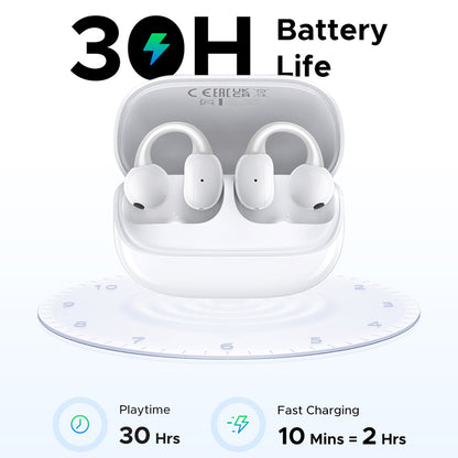 Handsfree Bluetooth UGREEN S6 ClipBuds Magic WS208, TWS, Fehér