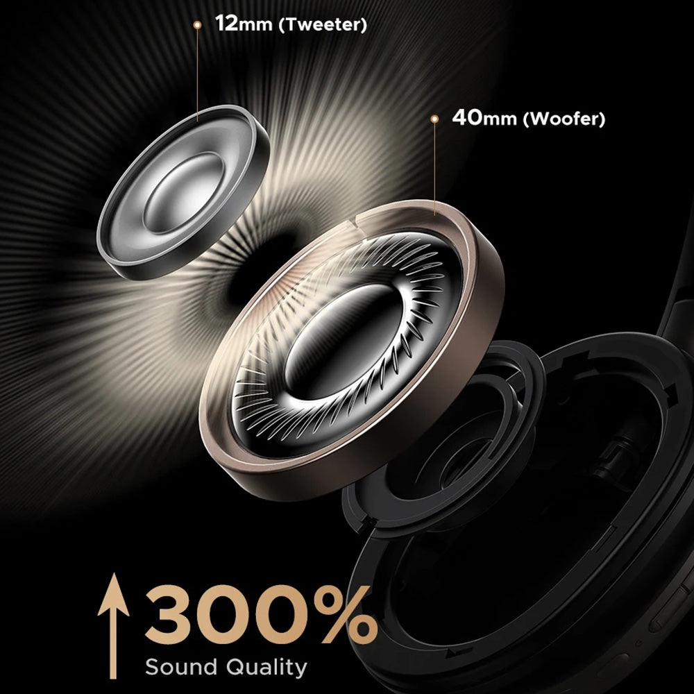 Handsfree Bluetooth UGREEN Studio Pro HP206, A2DP, ANC, Fekete