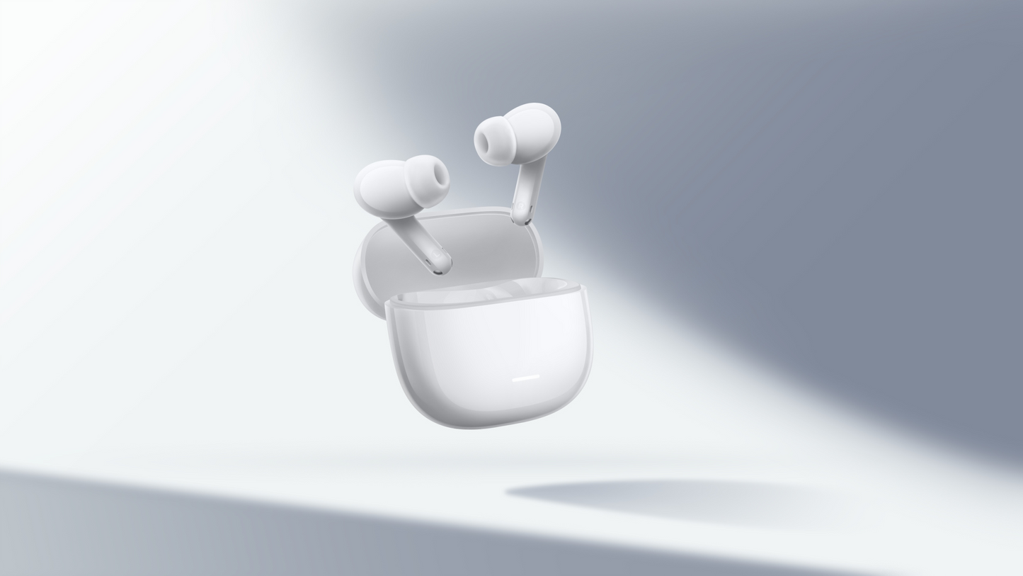 Handsfree Bluetooth Xiaomi Redmi Buds 8 Lite, TWS, ANC, MultiPoint, Fehér BHR08OLGL