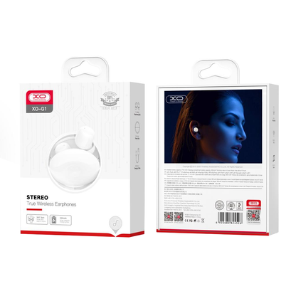 Bluetooth kihangosító XO Design G1, TWS, Fehér
