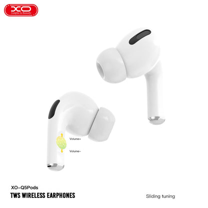 Handsfree Bluetooth XO Design Q5 Pods, TWS, Fehér