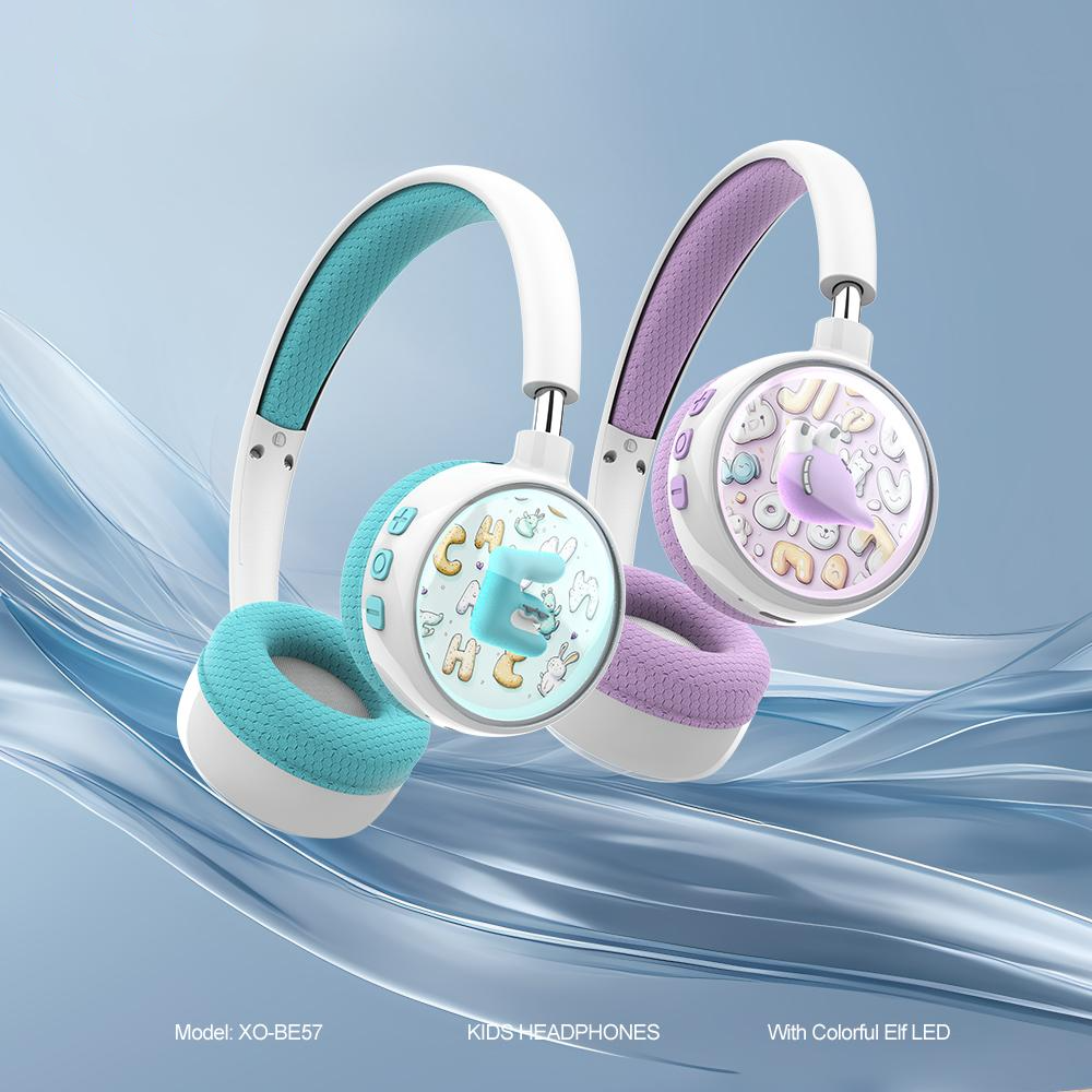 Handsfree Bluetooth XO Design BE57 Cartoon Kids, A2DP, Kék