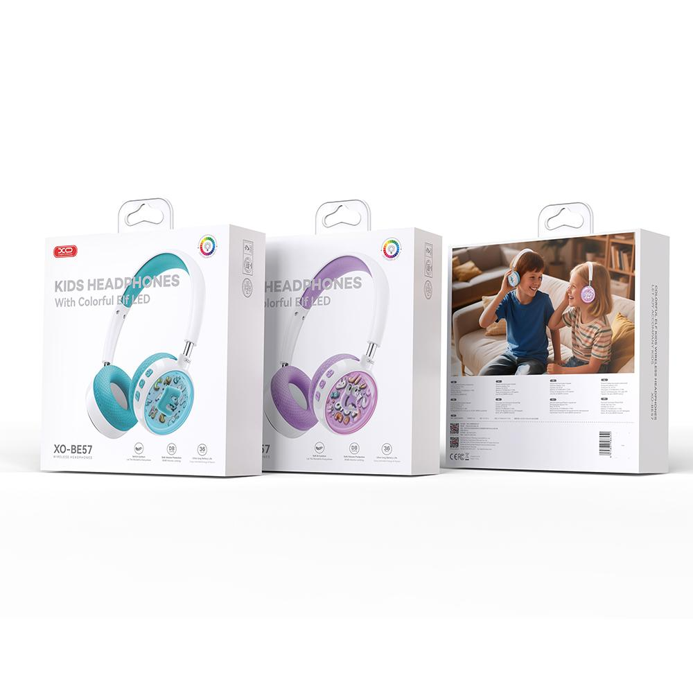 Handsfree Bluetooth XO Design BE57 Cartoon Kids, A2DP, Kék