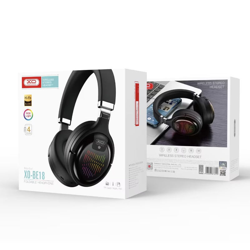 Handsfree Bluetooth XO Design BE18 Glare, A2DP, Fekete