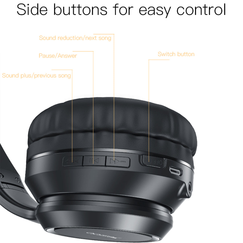 Handsfree Bluetooth Yesido EP03, A2DP, Fekete