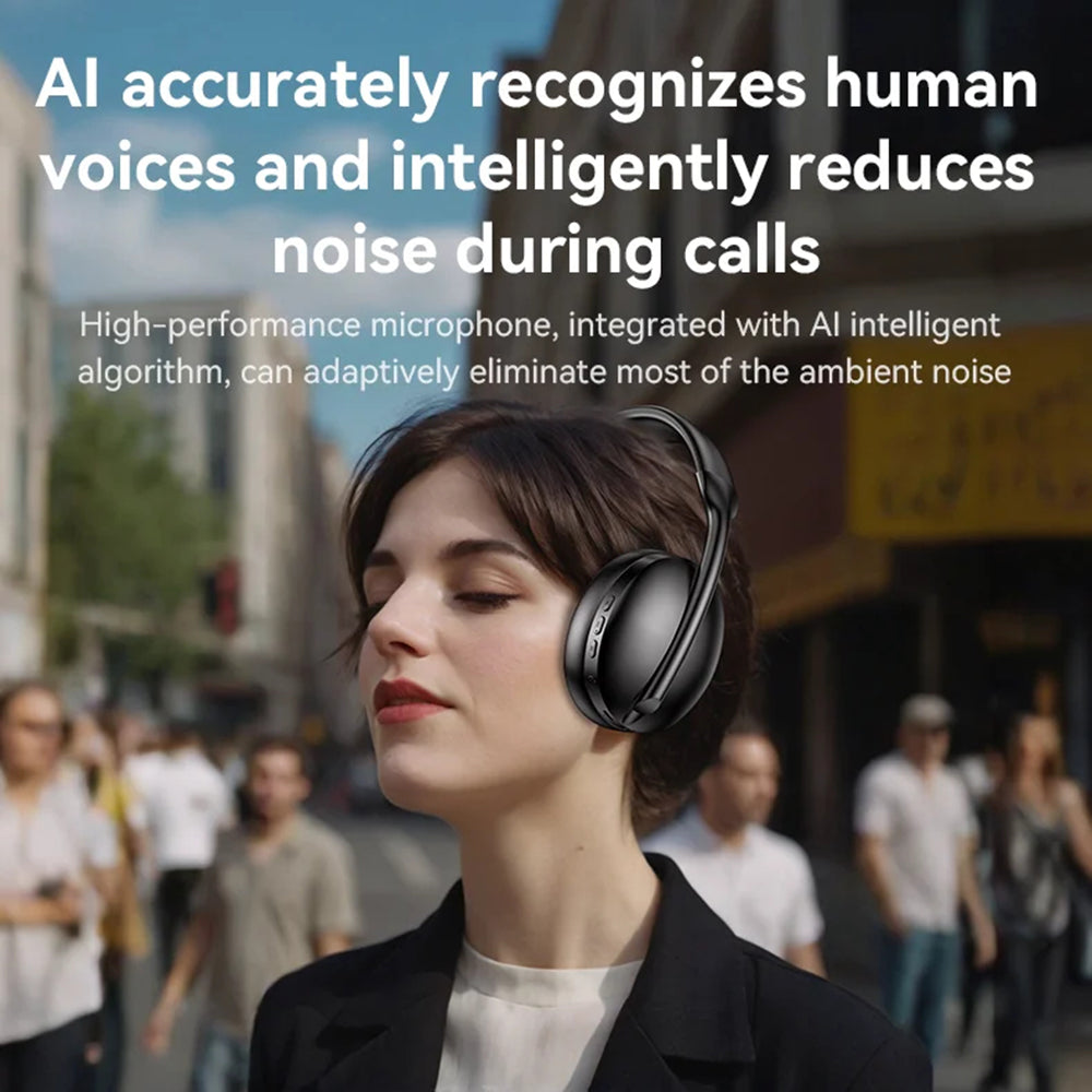 Handsfree Bluetooth Yesido EP08, A2DP, ANC, Fekete